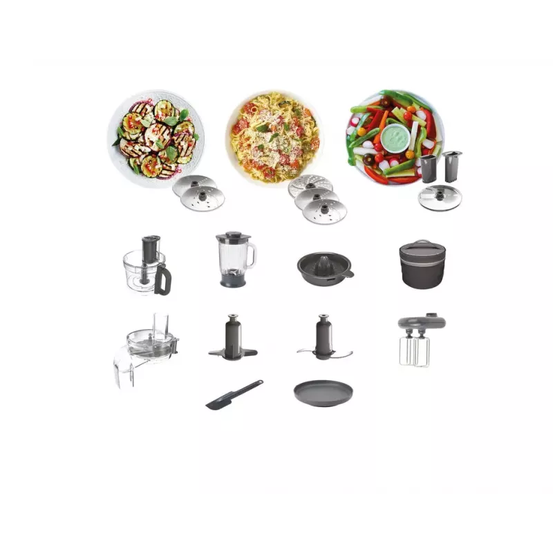 Kenwood FDM72.990SS keukenmachine 3 L roestvrijstaal geïntegreerde weegschaal