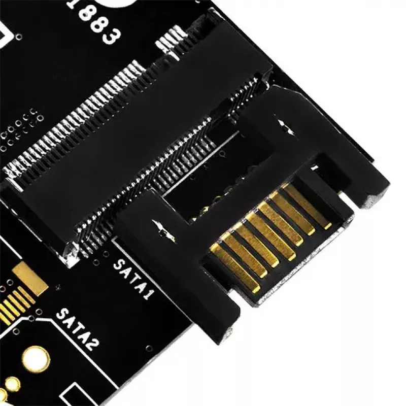 SilverStone SST-ECM20 M.2 SATA-opslagcontrollerkaart, 2x M.2 intern, 32 Gbit/s