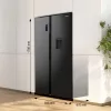 Gorenje NRR9185EABXLWD Side-by-Side koel-vriescombinatie, 547 l (355 l + 192 l), ConvertActive, energieklasse E, donker roestvrij staal