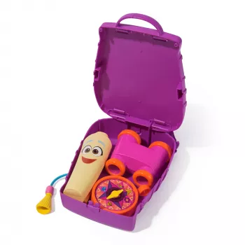 Spin Master Dora My Adventure Backpack met uittrekbare kaart, speelgoedverrekijker en kompas – meerkleurig, vanaf 3 jaar