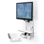 ERGOTRON Styleview zit-sta verticale lift patiëntenkamer (wit)