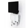 ERGOTRON Styleview zit-sta verticale lift patiëntenkamer (wit)