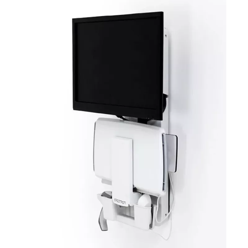 ERGOTRON Styleview zit-sta verticale lift patiëntenkamer (wit)