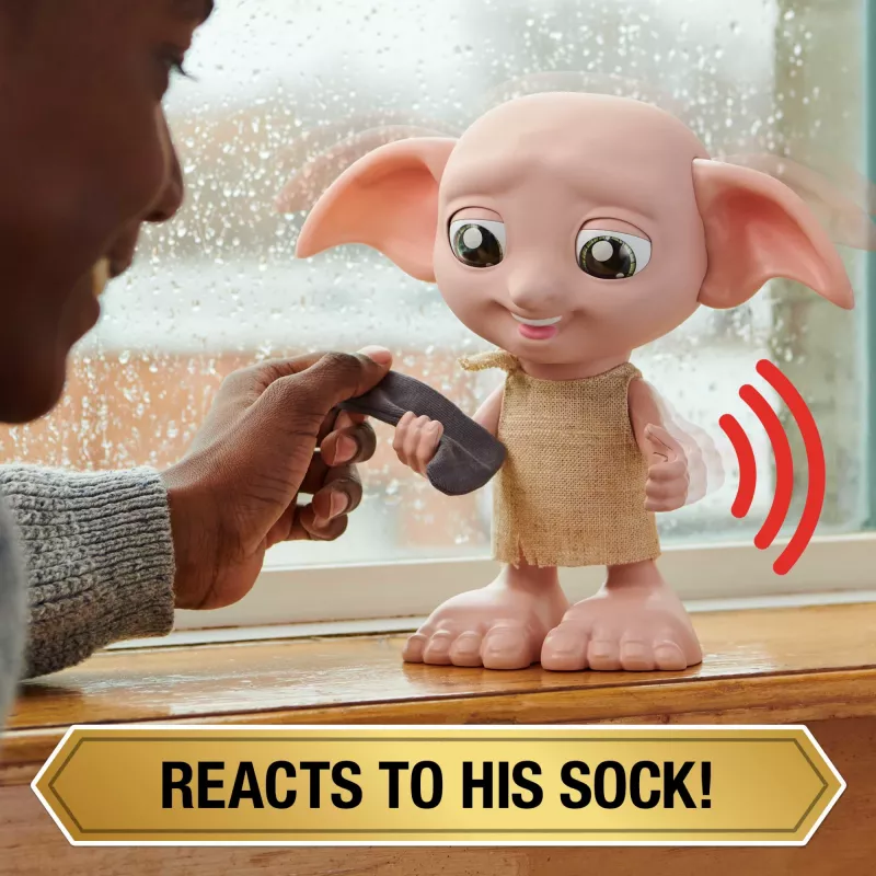 Interactief speelgoed Wizarding World Harry Potter Dobby spreekfunctie AAA meerkleurig