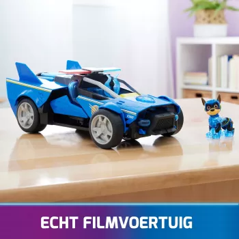 Politieauto PAW Patrol Chase’s Mighty Transforming Cruiser met licht en geluid