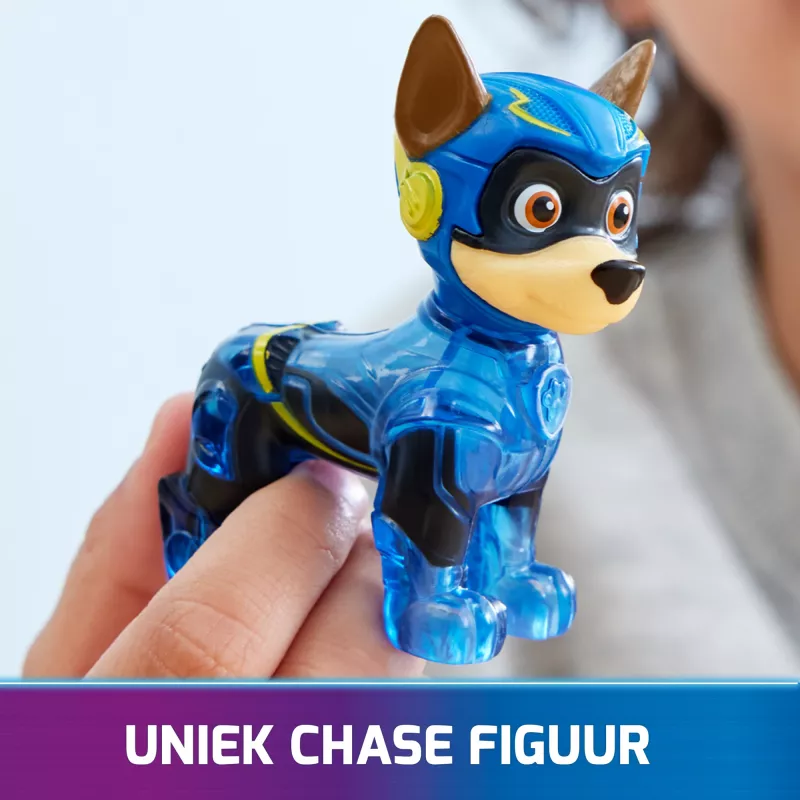 Politieauto PAW Patrol Chase’s Mighty Transforming Cruiser met licht en geluid