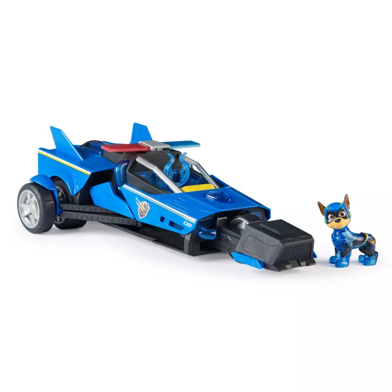 Politieauto PAW Patrol Chase’s Mighty Transforming Cruiser met licht en geluid