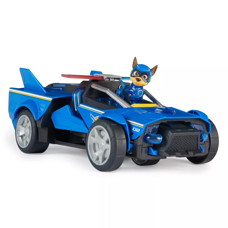 Politieauto PAW Patrol Chase’s Mighty Transforming Cruiser met licht en geluid