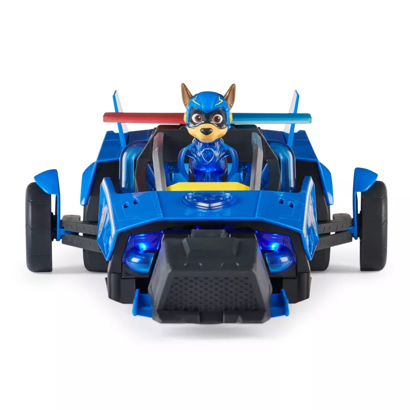 Politieauto PAW Patrol Chase’s Mighty Transforming Cruiser met licht en geluid