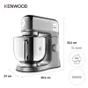 Keukenmachine Kenwood kMix Special Edition KMX760ACH — 1000 W, chroom, roestvrijstalen kom