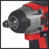 Einhell IMPAXXO 18/230 Professional accu-slagmoersleutel, 18 V, 1/2 inch, 2900 tpm, 400 Nm, borstelloos, Power X-Change, zonder accu en lader, rood/zwart