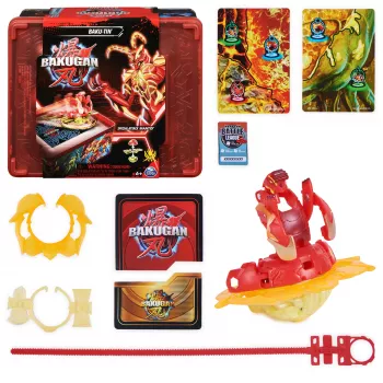 Bakugan Baku-tin met Special Attack Mantid, aanpasbaar, spinning-action-figuur en speelgoedopbergbox, kinderspeelgoed voor jongens en meisjes vanaf 6 jaar