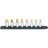Dopsleutelset Hazet 986-SR/8, 8-delige set korte zeskant dopsleutelinzetstukken, 6–17 mm, zwart