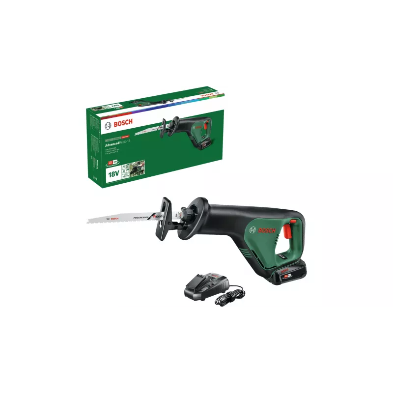 Bosch AdvancedRecip 18 300 spm zwart, groen