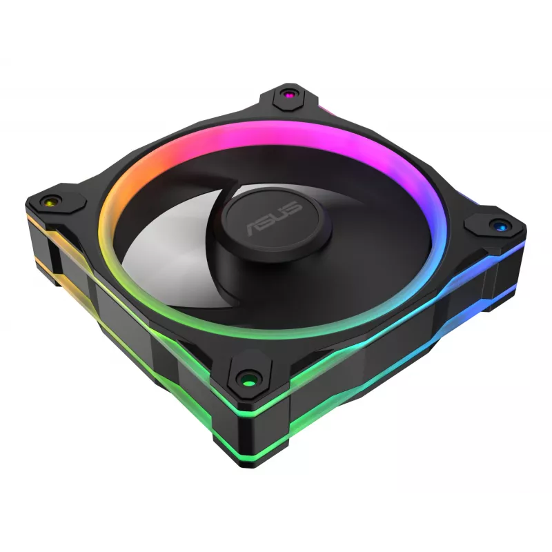 Ventilator ASUS Prime MR120 ARGB Reverse zwart 12 cm glijlager