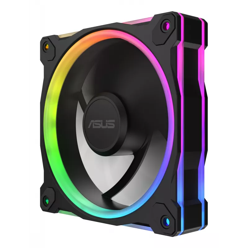 Ventilator ASUS Prime MR120 ARGB Reverse zwart 12 cm glijlager