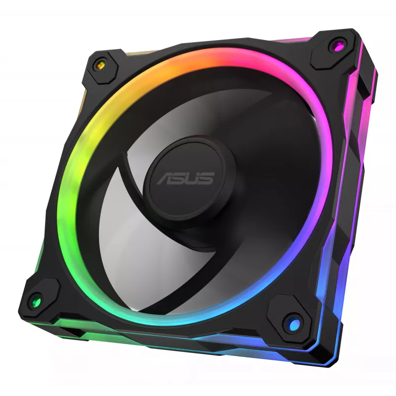 Ventilator ASUS Prime MR120 ARGB Reverse zwart 12 cm glijlager