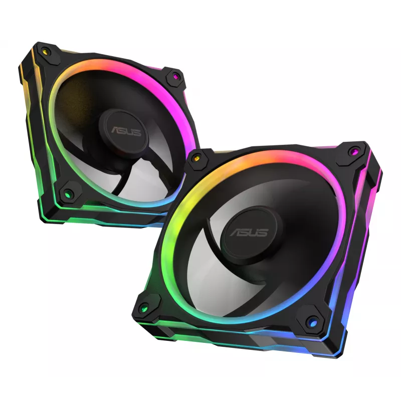 Ventilator ASUS Prime MR120 ARGB Reverse zwart 12 cm glijlager