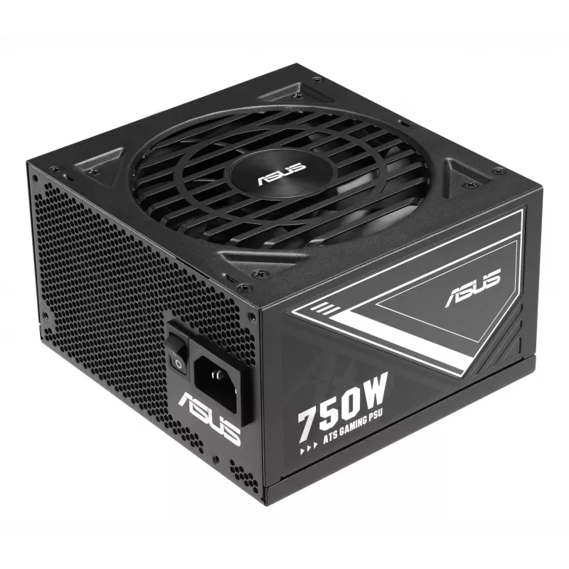 Voeding ASUS ATS-750G 750 W, 20+4-pin ATX, 80 PLUS Gold, zwart