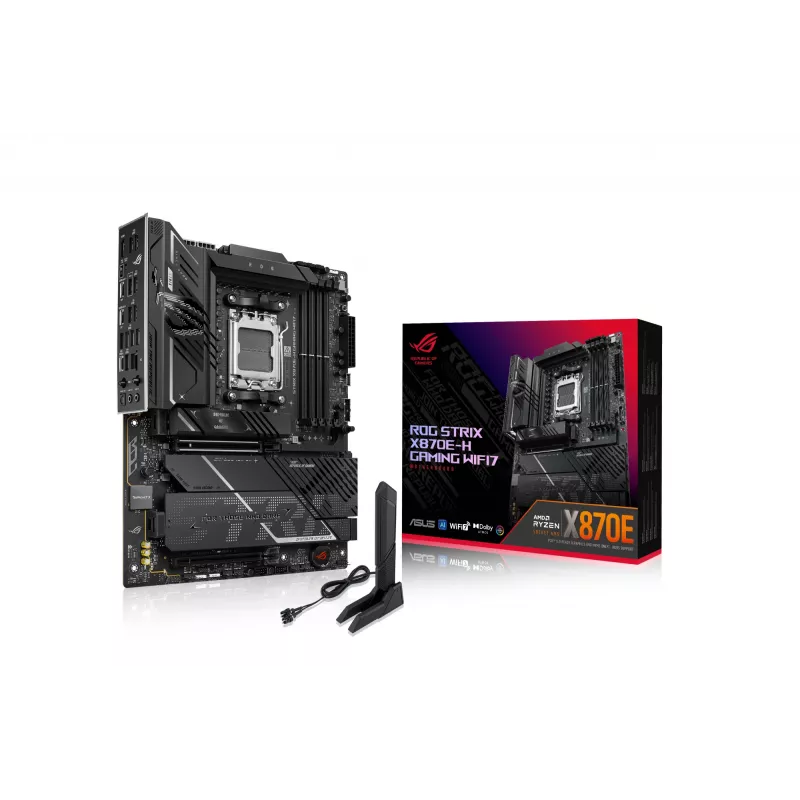 Moederbord ASUS ROG STRIX X870E-H GAMING WIFI7 ATX Socket AM5 DDR5, 256GB, Wi‑Fi 7, 5Gb Ethernet