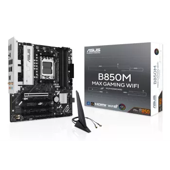 Moederbord ASUS B850M MAX GAMING WIFI AMD B850 Socket AM5 micro ATX