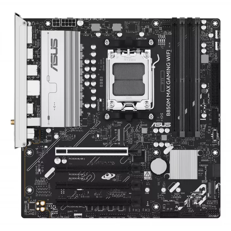 Moederbord ASUS B850M MAX GAMING WIFI AMD B850 Socket AM5 micro ATX