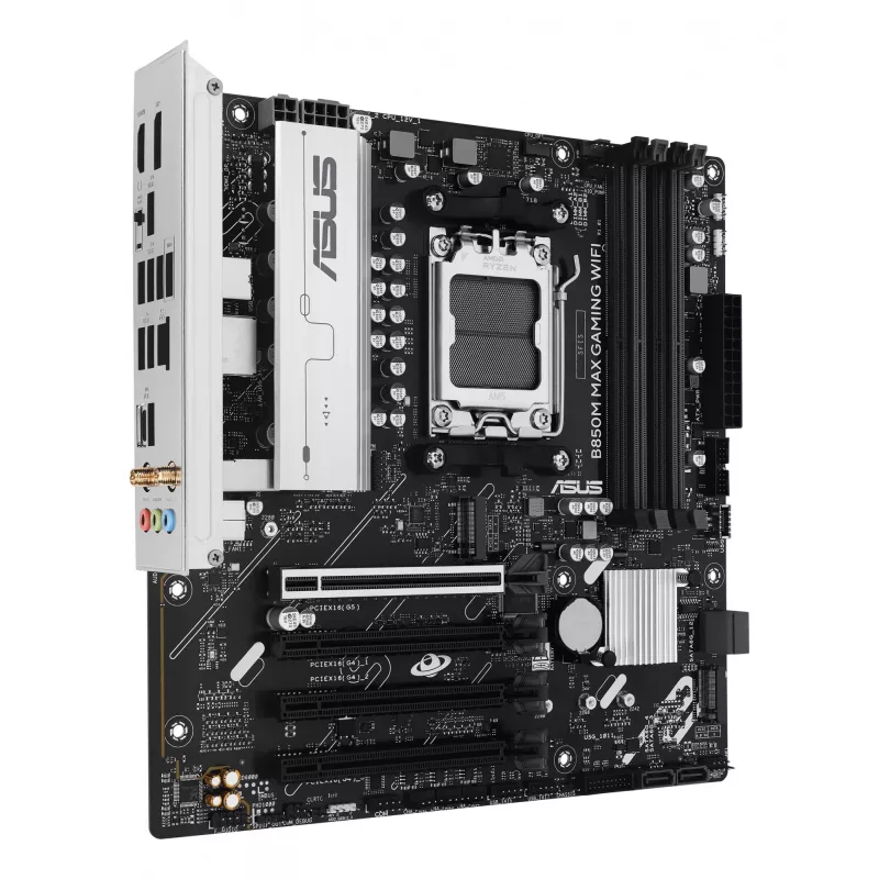 Moederbord ASUS B850M MAX GAMING WIFI AMD B850 Socket AM5 micro ATX