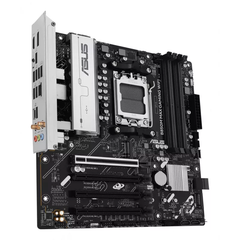 Moederbord ASUS B850M MAX GAMING WIFI AMD B850 Socket AM5 micro ATX