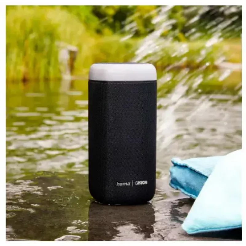 Bluetooth-luidspreker CANTON Glow Pro van HAMA, zwart, 3,5 mm jack, LED-lichteffecten