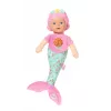 Babypop BABY born zeemeermin 33 cm wasbaar veelkleurig