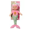 Babypop BABY born zeemeermin 33 cm wasbaar veelkleurig