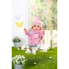 Poppenkledingset BABY born roze mantelset 43 cm opvouwbaar