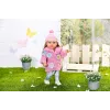Poppenkledingset BABY born roze mantelset 43 cm opvouwbaar