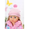 Poppenkledingset BABY born roze mantelset 43 cm opvouwbaar