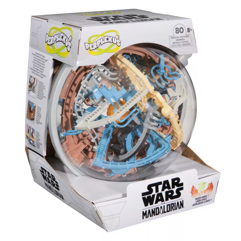 3D-labyrint behendigheidsspel Spin Master Perplexus Star Wars The Mandalorian – handzaam bewegingslabyrint