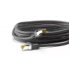 netwerkkabel Goobay 91590 RJ-45 Cat7 1 m zwart