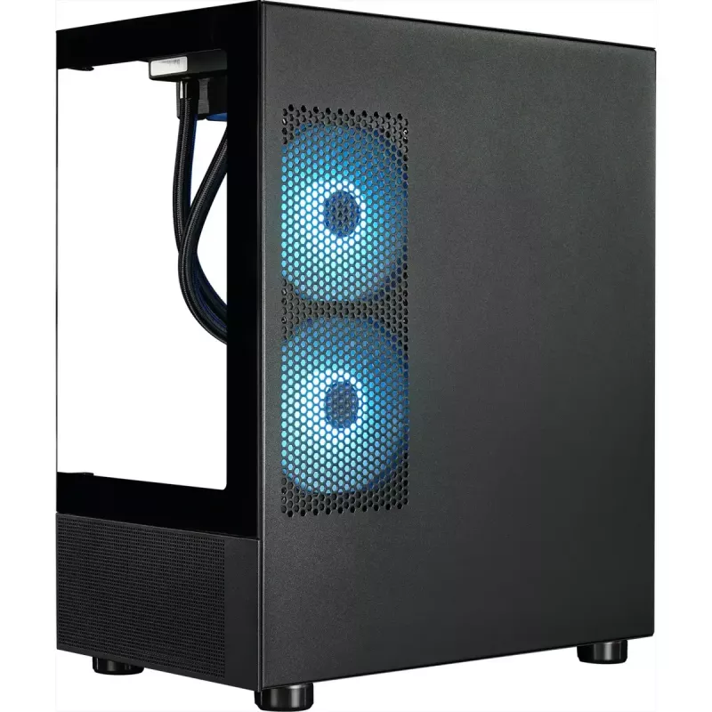 desktop gaming-pc THERMALTAKE FTW A-Line LCS 5060 zwart/transparant met Windows 11 Pro