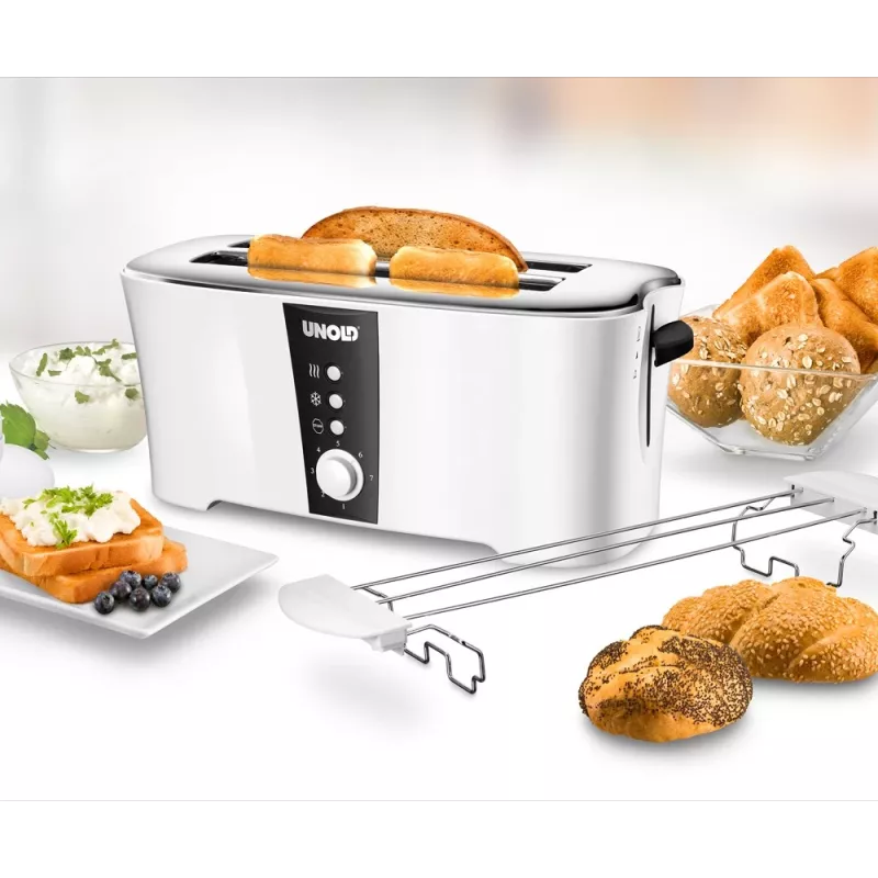 toaster Unold Design Dual 4 sneetjes 1350 W zwart wit