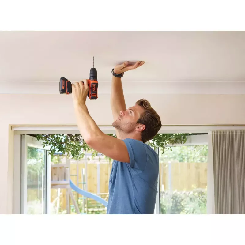 Pistoolgreepboor Black & Decker BDCDD12-QW, keyless, 1.5 Ah