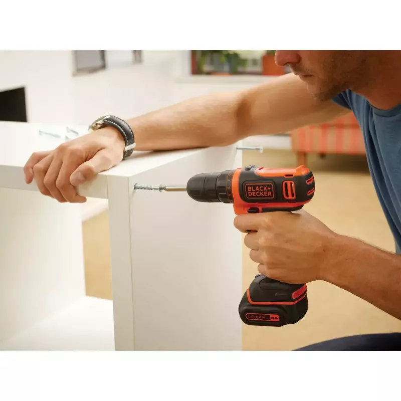 Pistoolgreepboor Black & Decker BDCDD12-QW, keyless, 1.5 Ah