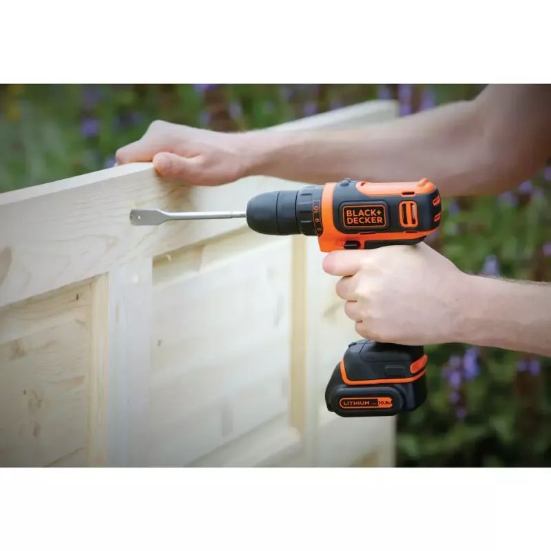 Pistoolgreepboor Black & Decker BDCDD12-QW, keyless, 1.5 Ah