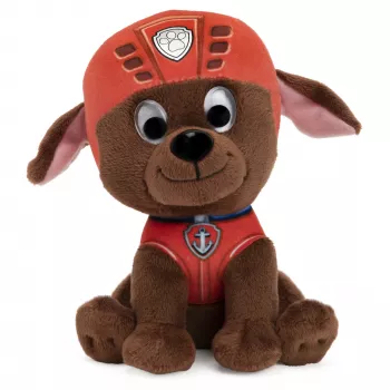 PAW Patrol GUND Officiële Zuma knuffel in karakteristiek waterreddinguniform, knuffeldier voor kinderen vanaf 1 jaar, 6 inch