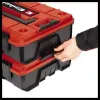 Kleinonderdelenkoffer Einhell E-Case S-F polypropyleen zwart rood 42x28x9,5 cm