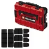 Kleinonderdelenkoffer Einhell E-Case S-F polypropyleen zwart rood 42x28x9,5 cm