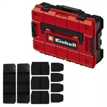 Kleinonderdelenkoffer Einhell E-Case S-F polypropyleen zwart rood 42x28x9,5 cm