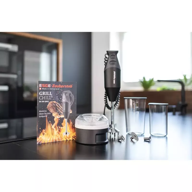 ESGE M 200 BBQ 10 L staafmixer 200 W zwart, chroom