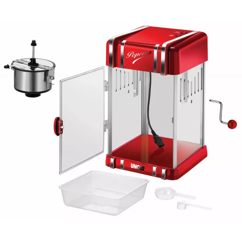 Unold 48535 popcornmachine rood, zilver 300 W