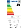 Gorenje WPNA94A1TS frontlader wasmachine 9 kg, 1400 rpm, ConnectLife Wi-Fi, wit/zwart