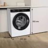 Gorenje WPNA94A1TS frontlader wasmachine 9 kg, 1400 rpm, ConnectLife Wi-Fi, wit/zwart
