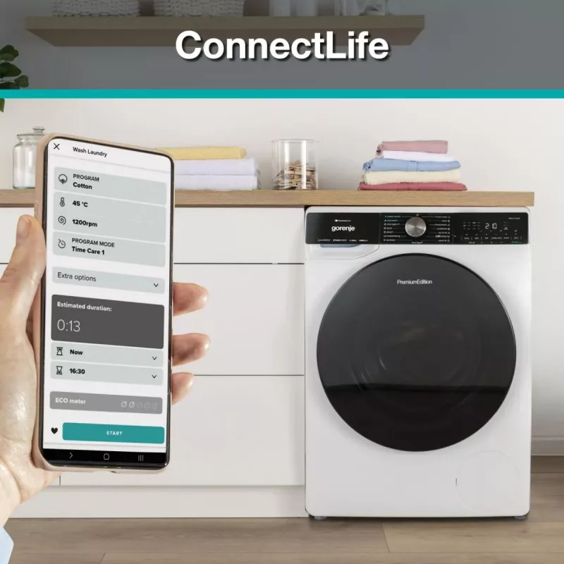 Gorenje WPNA14A3TS wasmachine voorlader 10 kg 1400 t/min wit
